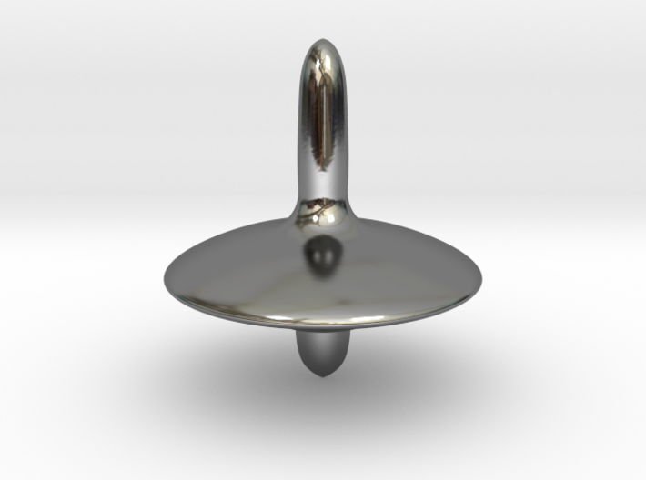 &quot;Flying saucer&quot; Spinning Top 3d printed