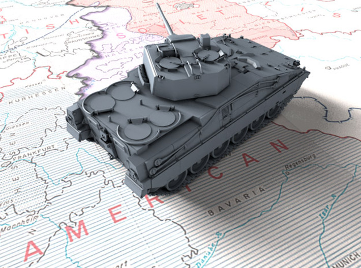 1/72 German Marder 2 Infantry Fighting Vehicle 3d printed 3d render showing product detail
