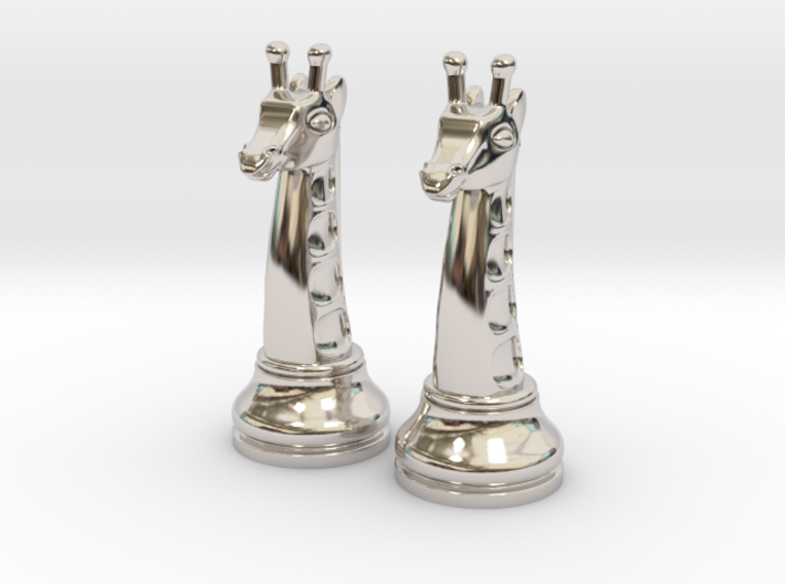 Pair Chess Giraffe Big / Timur Giraffe Zarafah 3d printed