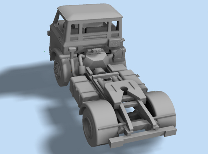 Ford D series (Late version) tractor truck UK N sc 3d printed 