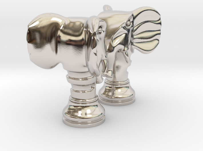 Pair Chess Elephant Big / Timur Pil Phil 3d printed
