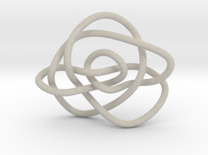 Ochiai unknot (Circle) 3d printed