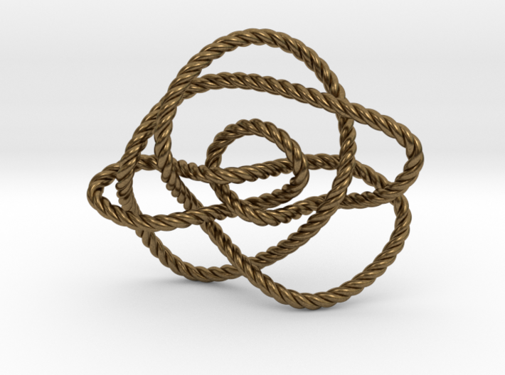 Ochiai unknot (Rope) 3d printed