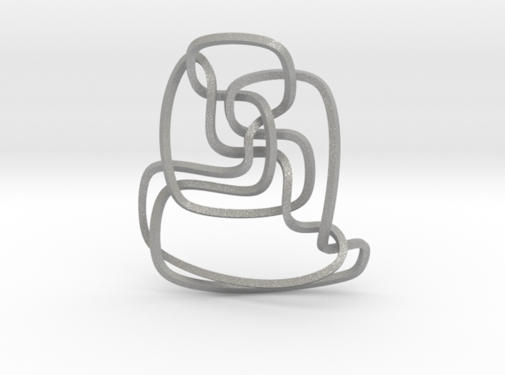 Thistlethwaite unknot (Square) 3d printed