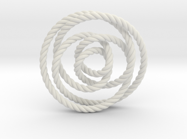 Rose knot 2/5 (Rope) 3d printed