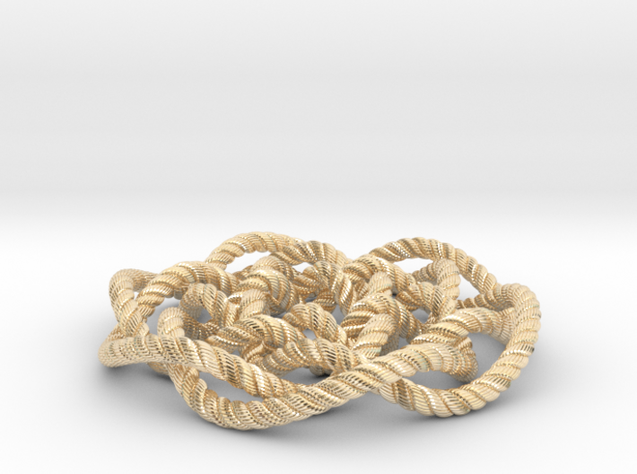 Rose knot 6/5 (Rope with detail) 3d printed