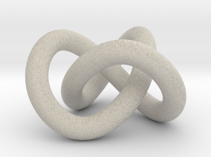 Trefoil knot (Circle) 3d printed