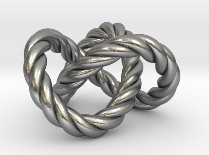 Trefoil knot (Rope) 3d printed