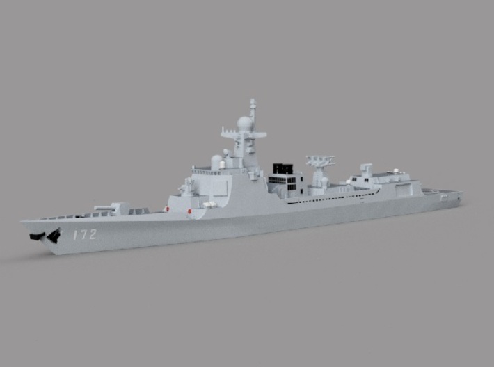 1/1800 CNS Kunming  3d printed Computer software render.The actual model is not full color. 
