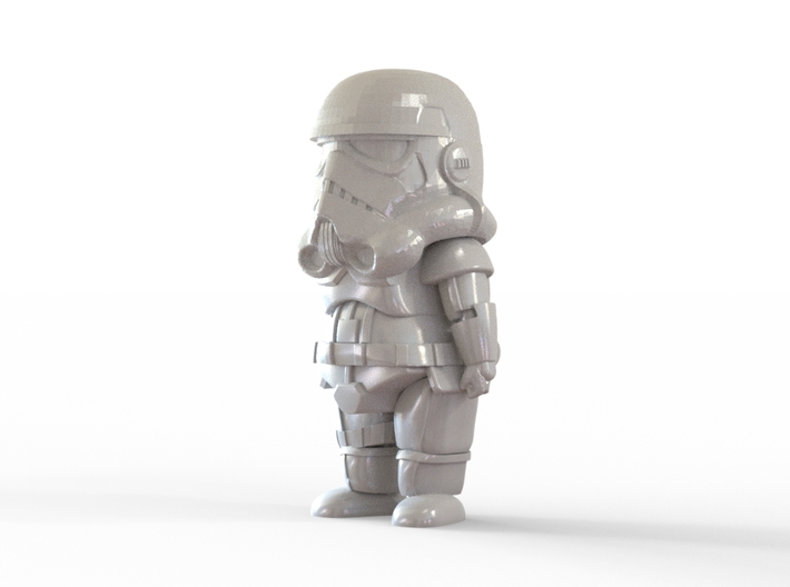 Cute StormTrooper 3d printed 