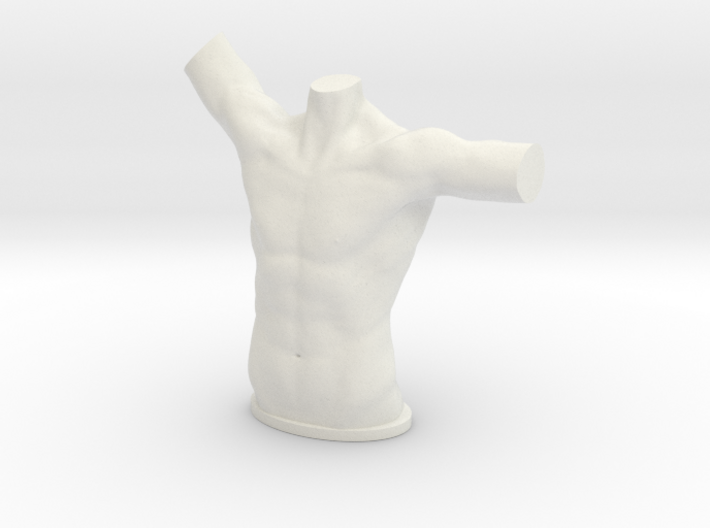 Male torso 3d printed