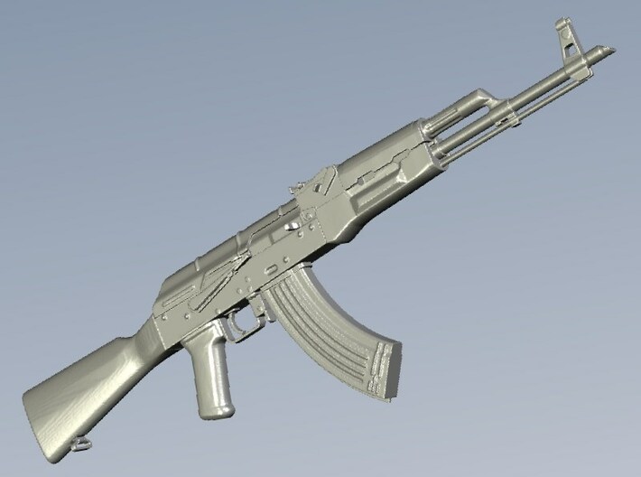 1/50 scale Avtomat Kalashnikova AK-47 rifles x 10 3d printed 