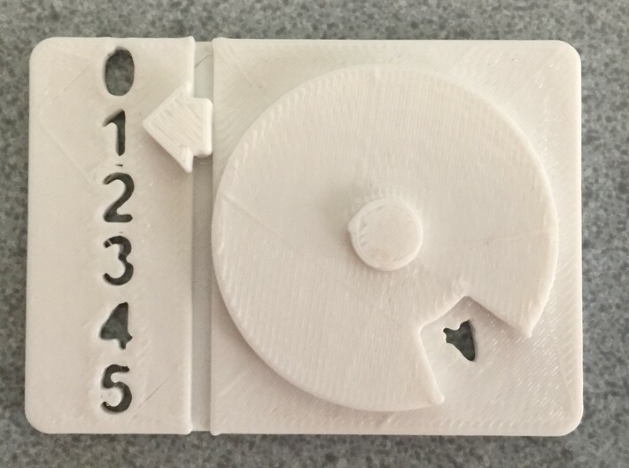 High Wound Counter  3d printed 