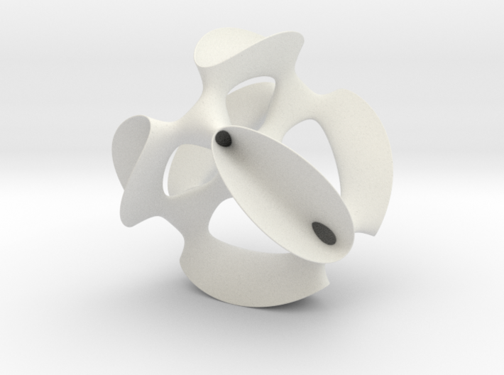 A smoothed Kummer Surface, 19.2cm (7.6in) 3d printed 