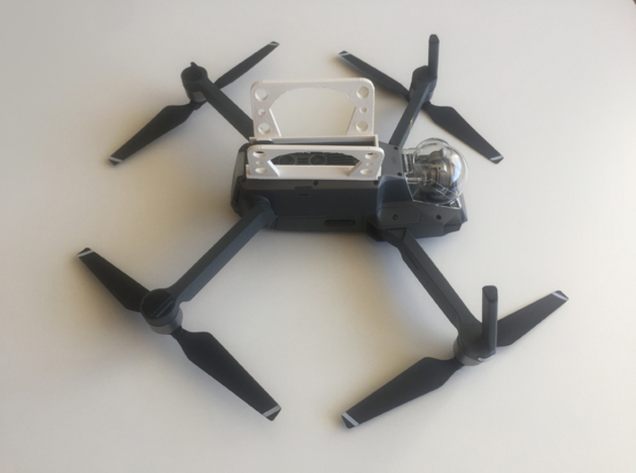 Mavic Pro: Landing Gear Extender 3d printed Detail of the piece and the Mavic
