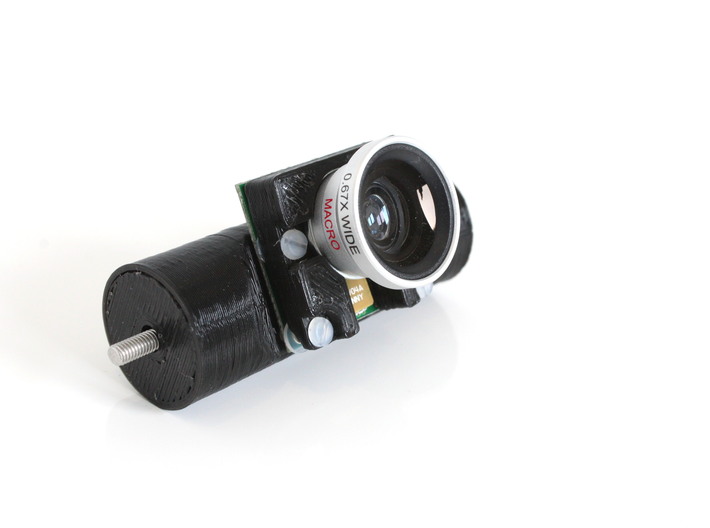 Raspberry Pi Camera Magnetic Lens Mount 3d printed 