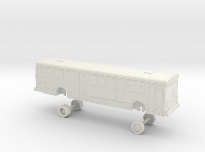 HO Scale Bus New Flyer C40 MTS 2000s 3d printed