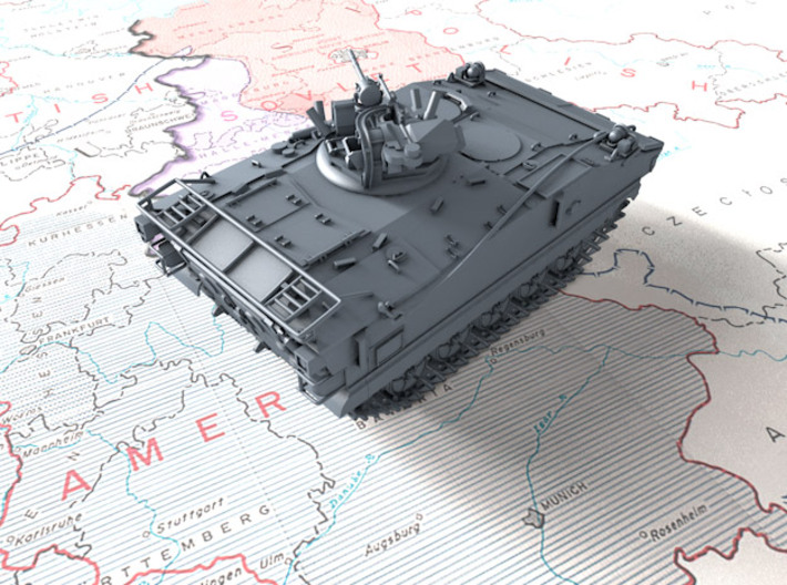 1/72 French AMX-10P Infantry Fighting Vehicle 3d printed 3d render showing product detail