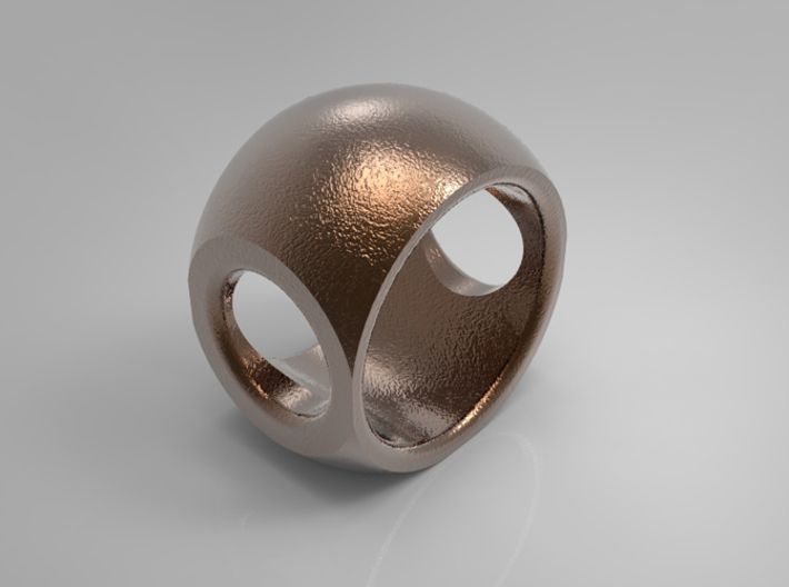 RING SPHERE 1 SIZE 9 3d printed 