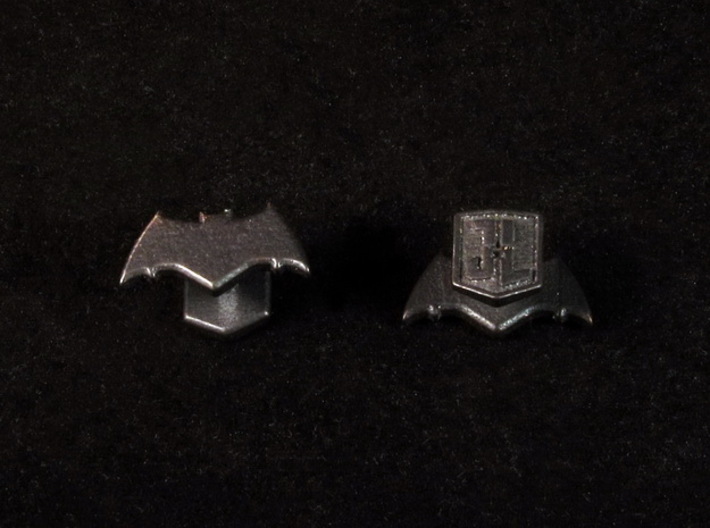 Batman cufflinks 3d printed