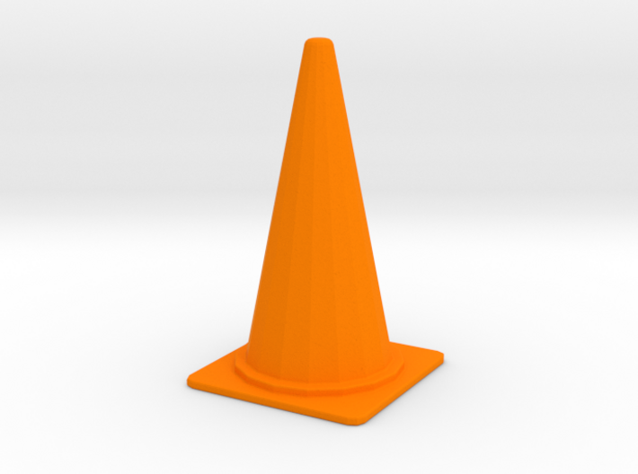 1/24 Large Traffic Cone (70 cm Type) 3d printed