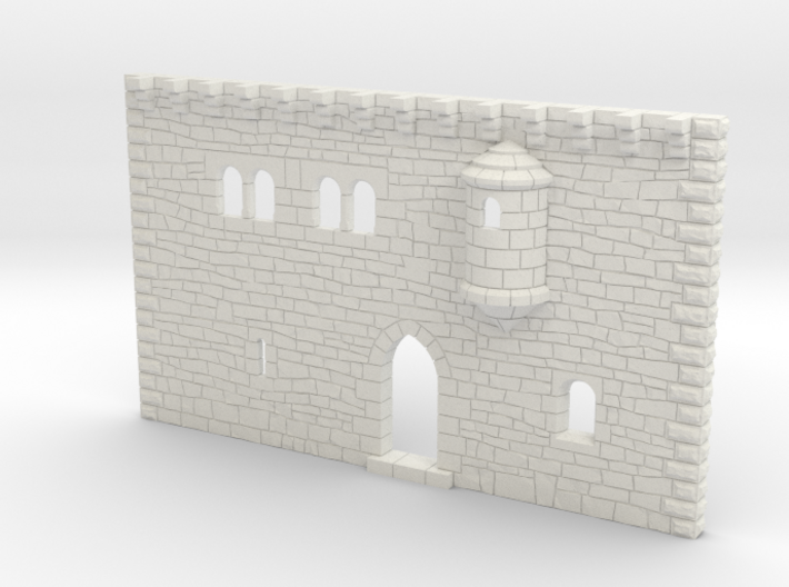 HOF001 - Facade of a castle 3d printed 