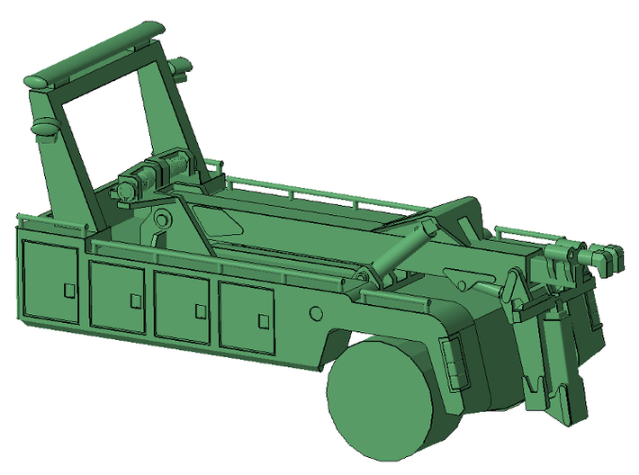 1/64th 25 Ton Single Axle Tow Truck wrecker body 3d printed Shown assembled with boom, available separately
