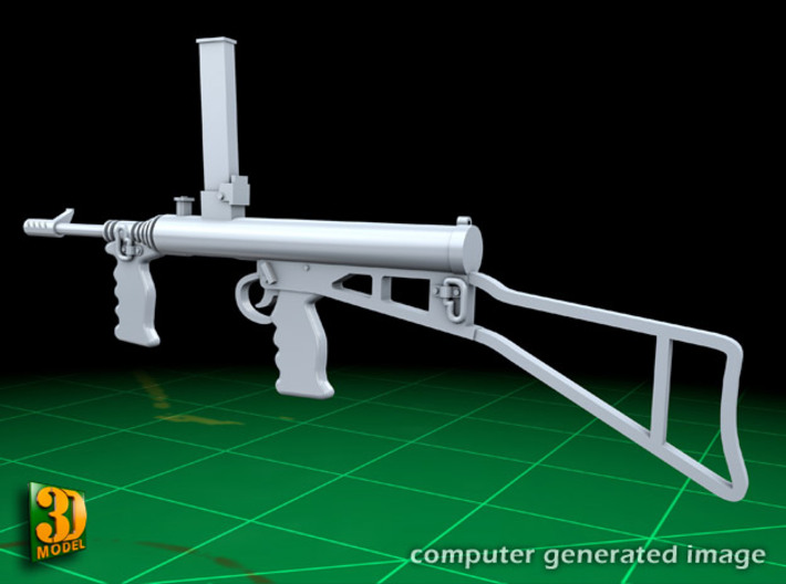 Owengun (1:56) 3d printed 1:56th Scale Owen gun