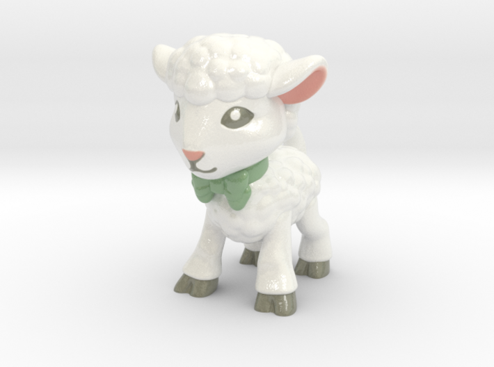Spring Lamb - Full Color 3d printed