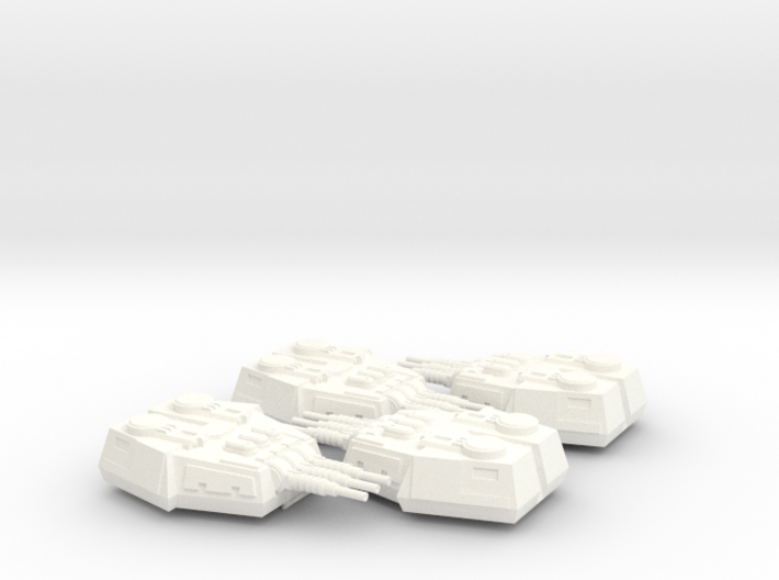 1/270 Large Turrets (4) 3d printed