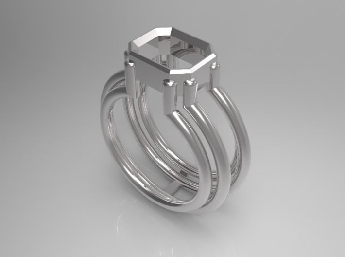 EMPTY RING - SIZE 8 3d printed 