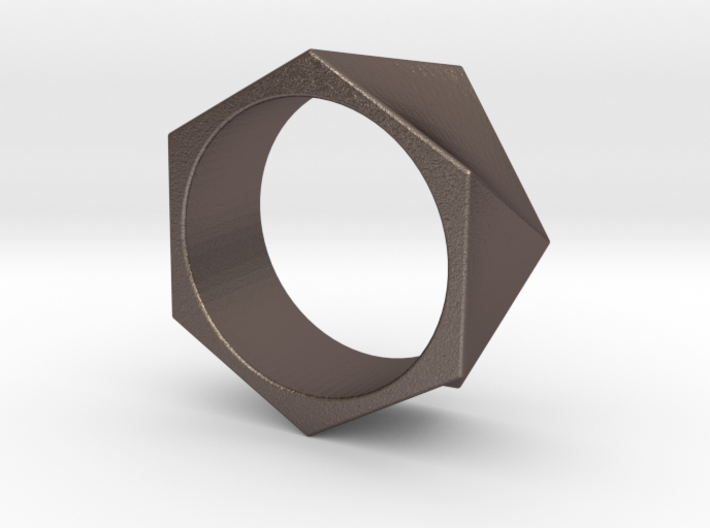 Twisted Ring 3d printed 