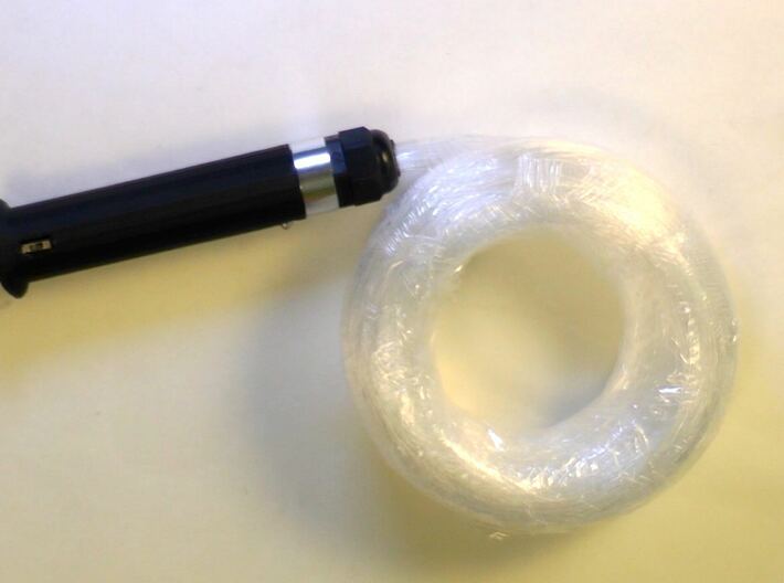 Fiber Optic Whip Handle 3d printed