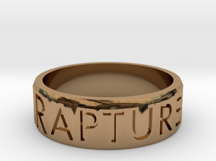 Rapture Ready Ring 3d printed