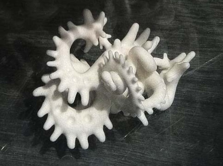 Ancestor (object 11 blend) 3d printed An intricate shape promising even more of the same...