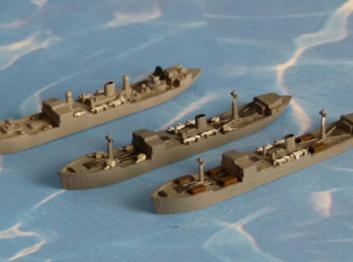 German Auxiliary Cruiser HSK &quot;Coronel&quot; 1/1800 3d printed 1/2400 Model