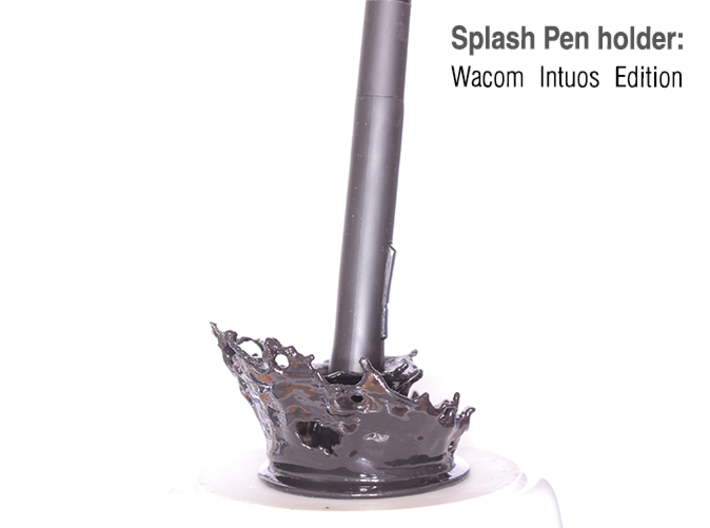 Splash Pen Holder: Wacom Intuos Edition 3d printed 