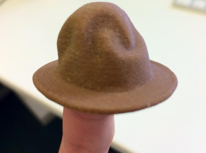 Finger Size Pharrell’s Hat 3d printed