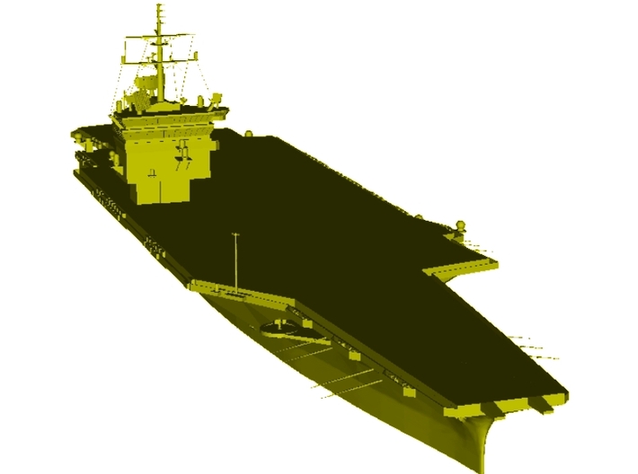 1/3000 scale USS Enterprise CV-65 aircraft carrier 3d printed