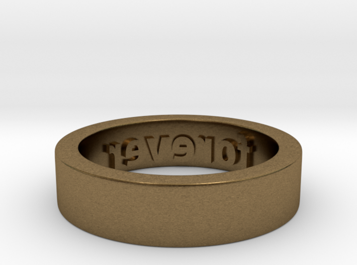 Forever Ring 3d printed