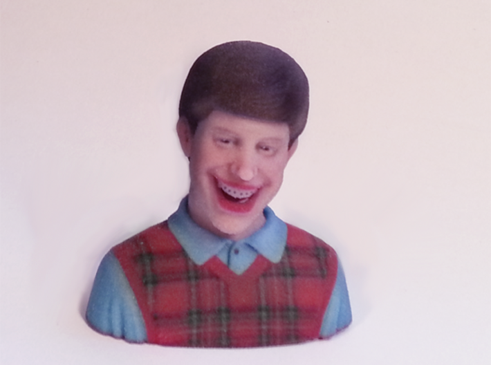 Bad Luck Brian 3d printed 