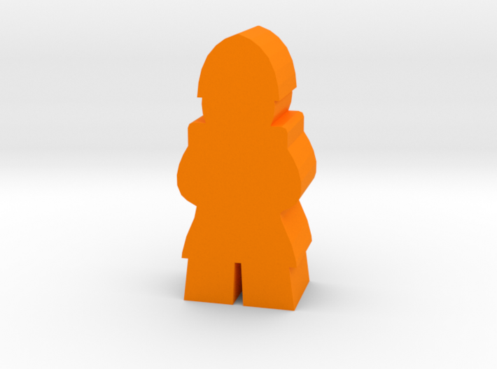 Game Piece, Medieval Soldier, standing 3d printed