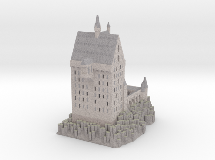 1/720 Hogwarts - Clock Tower 3d printed