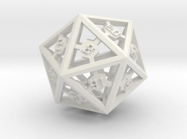 D20 Epoxy Dice extra large edition 3d printed