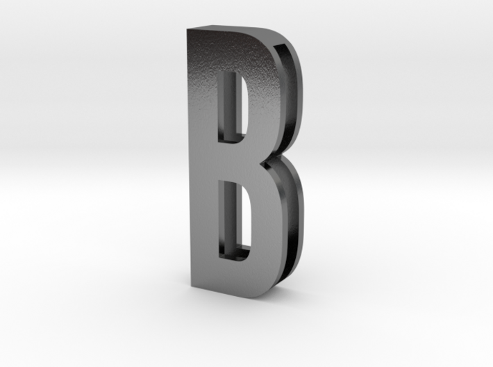 Choker Slide Letters (4cm) - Letter B 3d printed