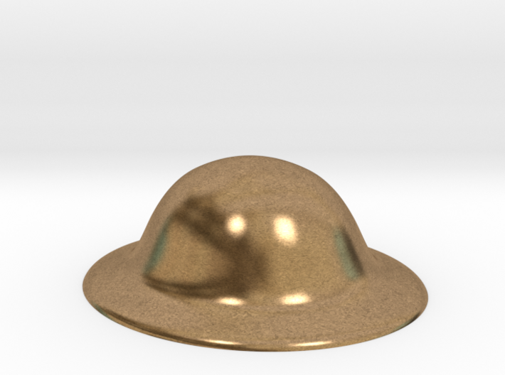Army Brodie Helmet WW1 WW2 1:6 scale 3d printed