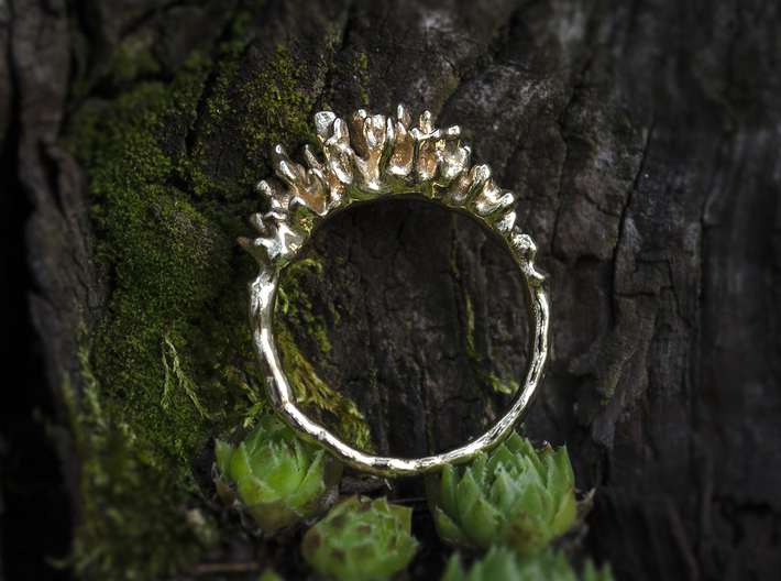 Coral Ring II 3d printed