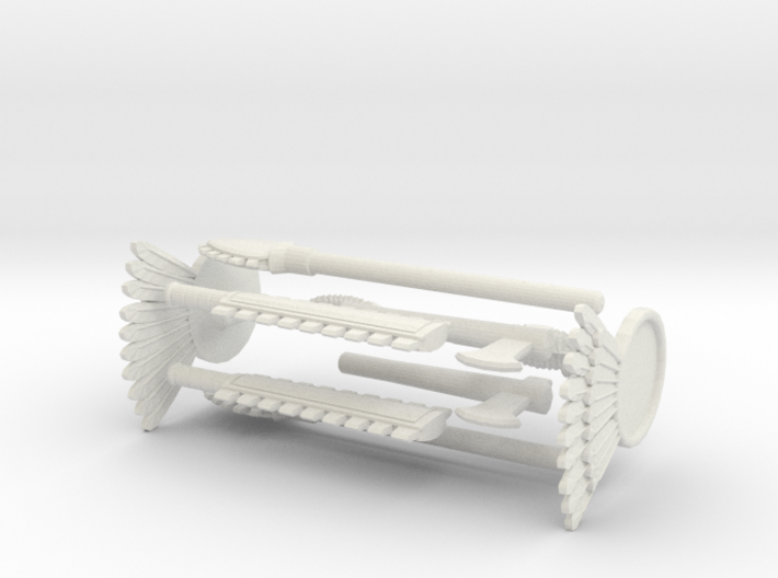 Aztec Weapons 3d printed