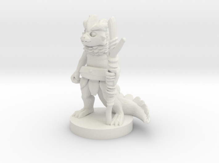 Young Dragonborn Druid 3d printed