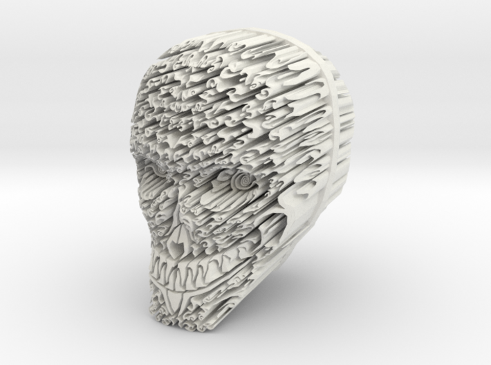 Rune Skull 3d printed